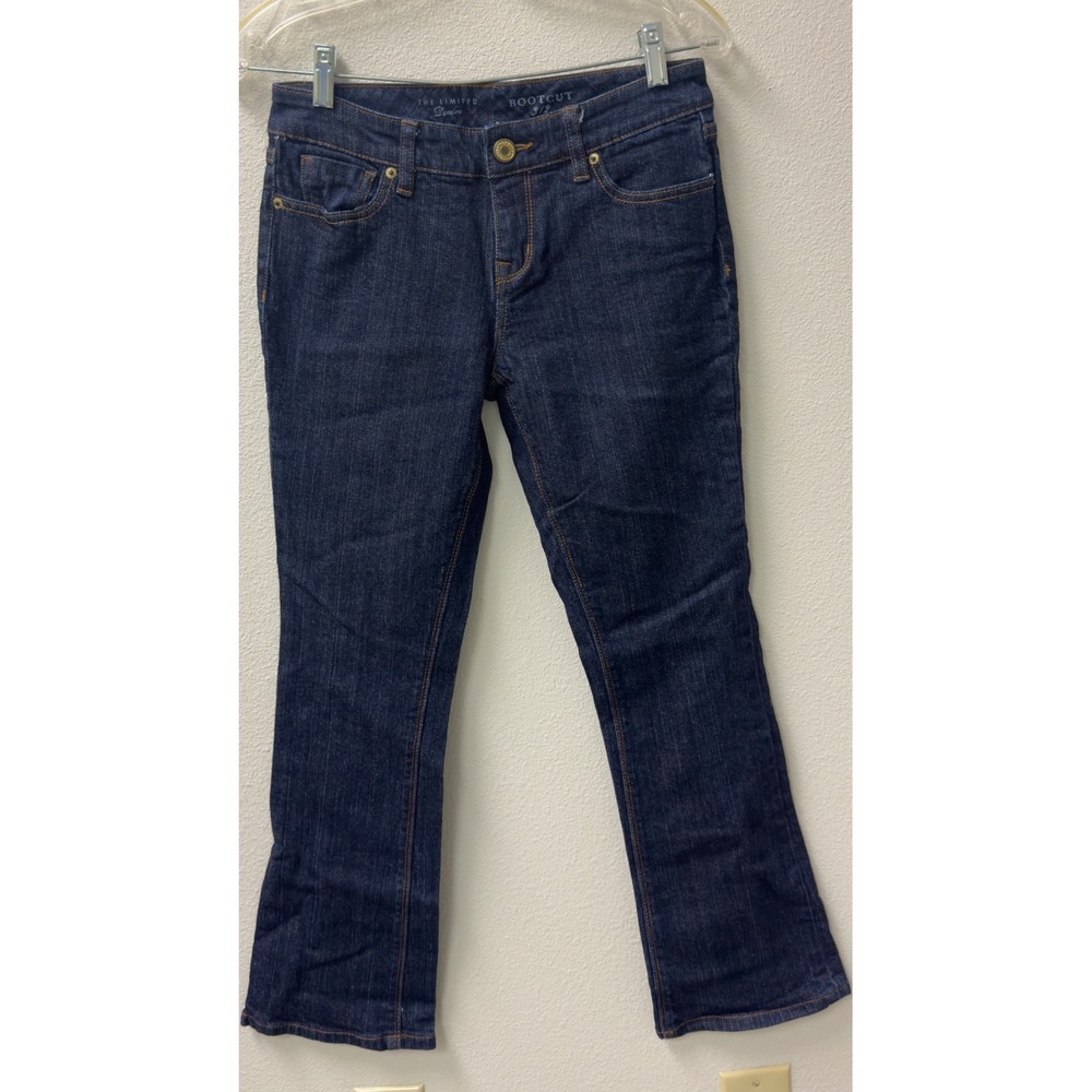 The Limited Bootcut Jeans Womens 2S Dark Wash Blue Stretch Denim